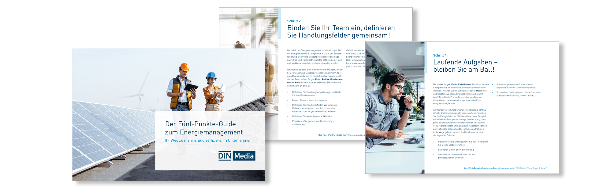 White Paper: Fünf-Punkte-Guide zur Verbesserung der Energieeffizienz in Unternehmen, mit praxisnahen Strategien.