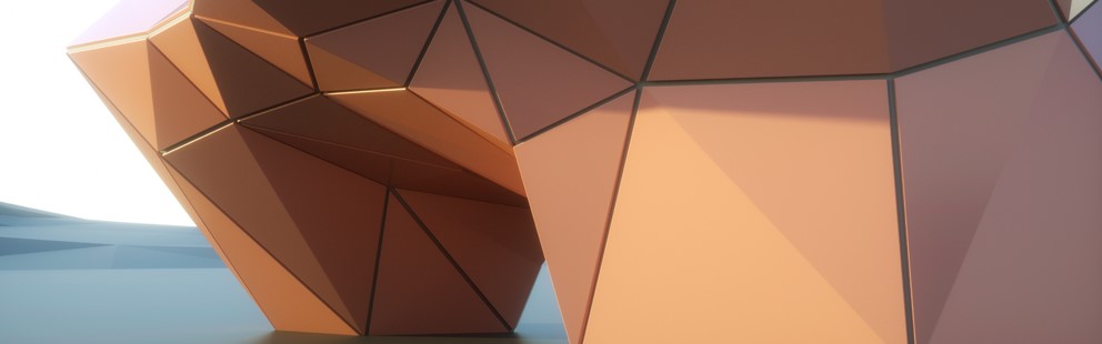 Braune und beigetönige geometrische Struktur.