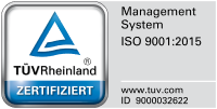 Logo: TÜV Rheinland Zertifiziert