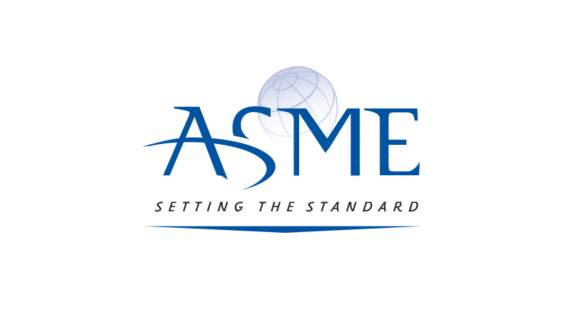 ASME-Logo, American Society of Mechanical Engineers für technische Normen.