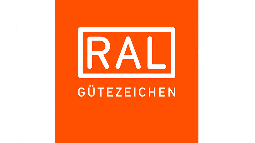RAL-Gütezeichen-Logo, symbolisiert Standards für Kennzeichnungen und Qualitätssicherung.