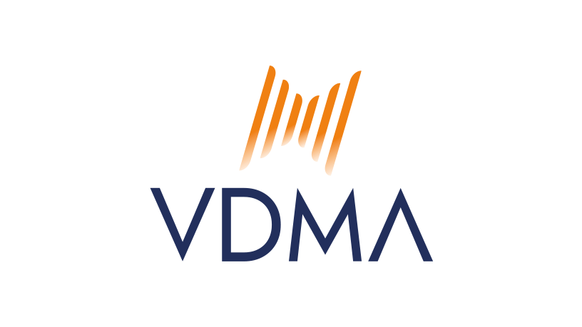 VDMA-Logo, repräsentiert Stand der Technik im deutschen Maschinenbau.