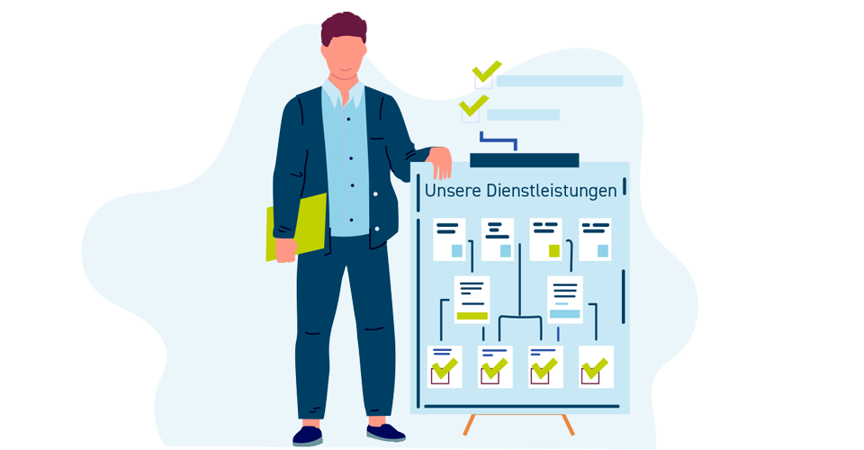 Weitere Dienstleistungen: Normenrecherche und Werknormenanalyse