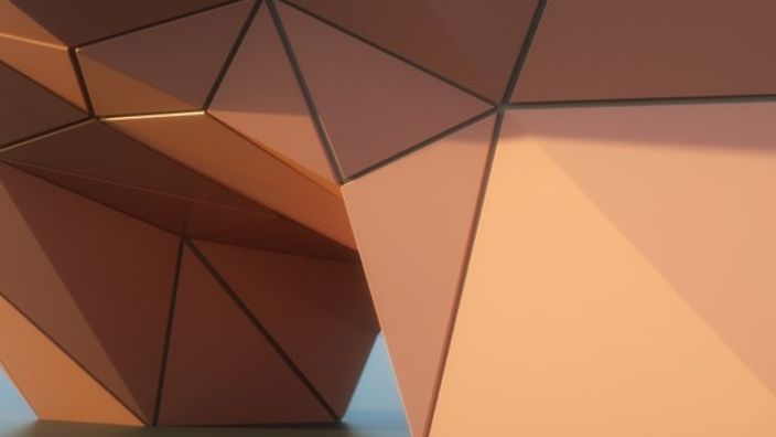 Braune und beigetönige geometrische Struktur.